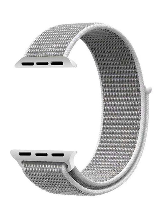 EHOME Replacement Band For Apple Watch Series 3/2/1 Silver - Image 1