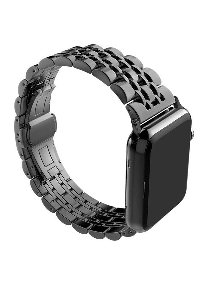 EHOME Replacement Band For Apple Watch Series 3/2/1 Black - Image 3