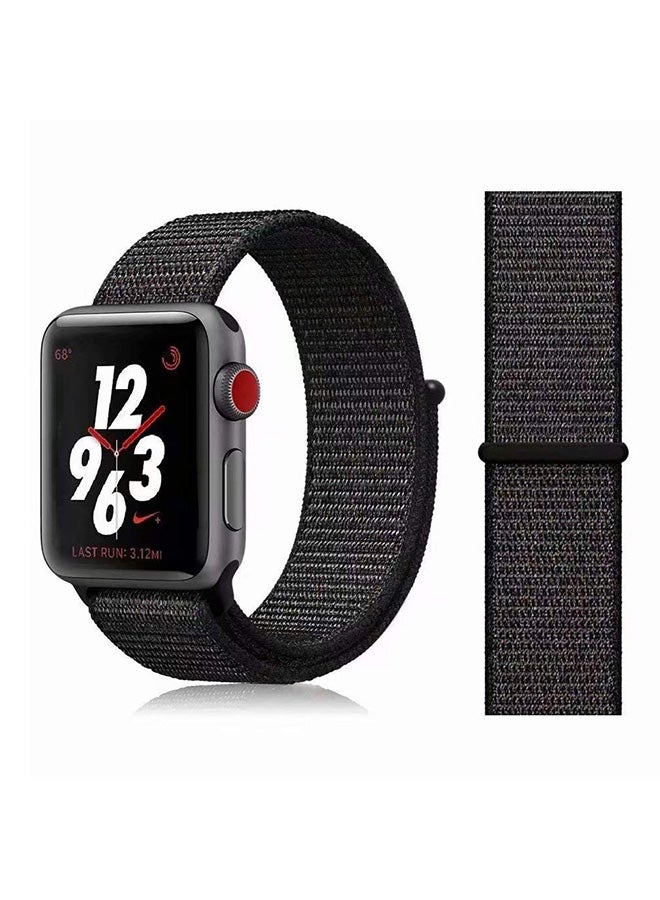 EHOME Replacement Band For Apple Watch Series 3/2/1 Black - Image 2