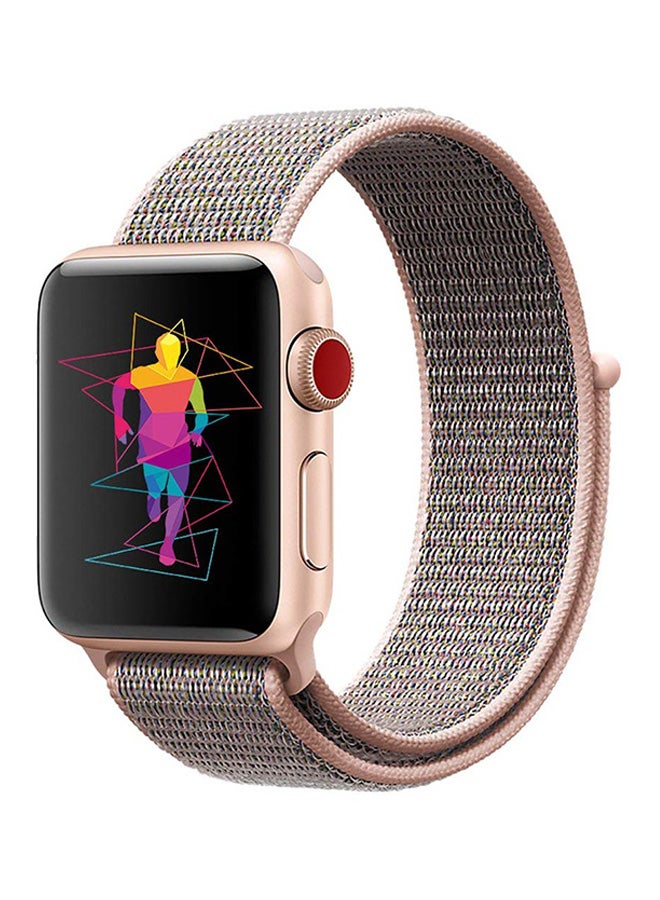EHOME Replacement Band For Apple Watch Series 3/2/1 Pink - Image 1
