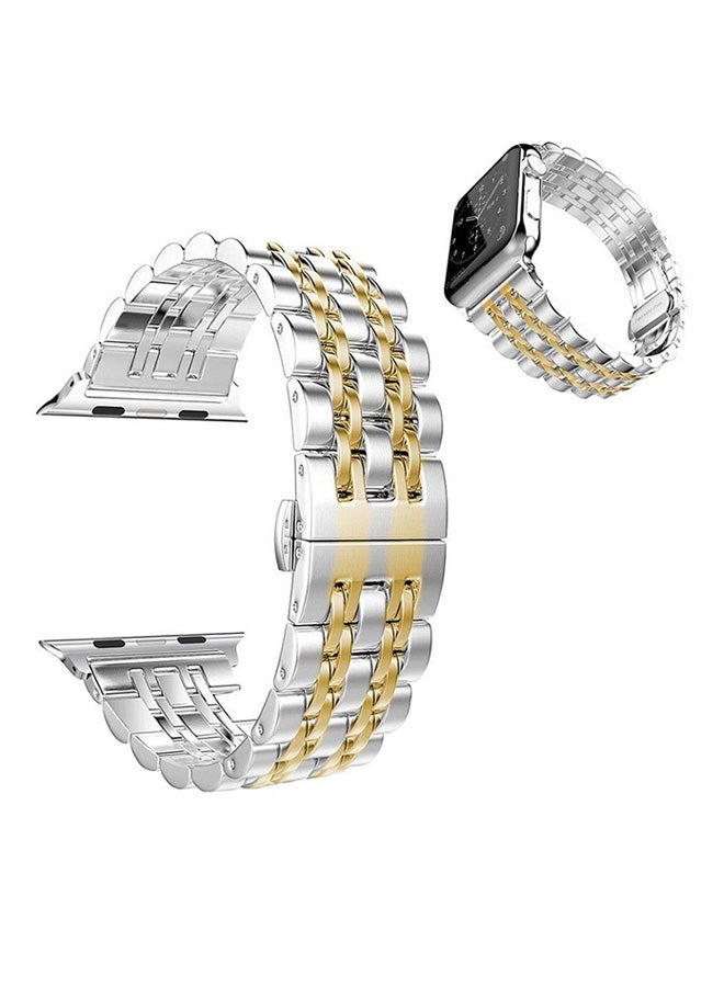 EHOME Replacement Band For Apple Watch Series 3/2/1 Silver - Image 1