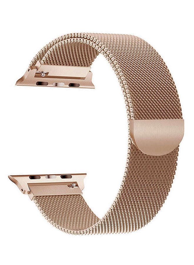 EHOME Replacement Band For Apple Watch Series 3/2/1 Gold