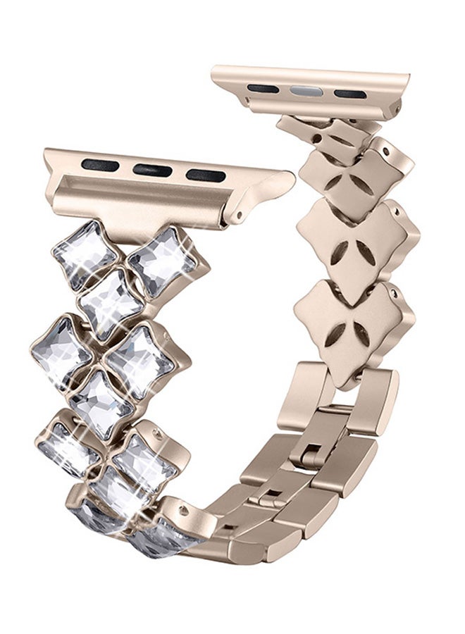 EHOME Replacement Band For Apple Watch Series 3/2/1 Gold - Image 1