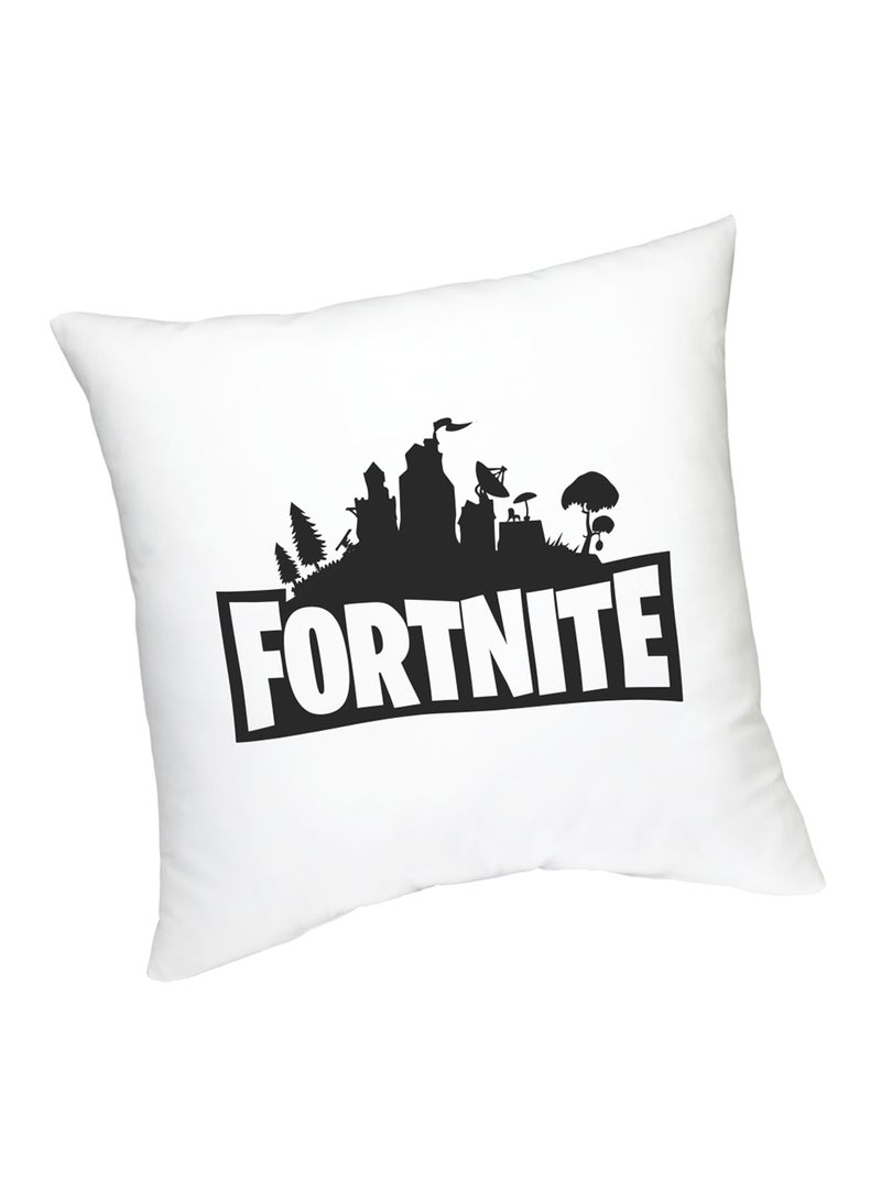 Fortnite Printed Cushion White/Black 45centimeter