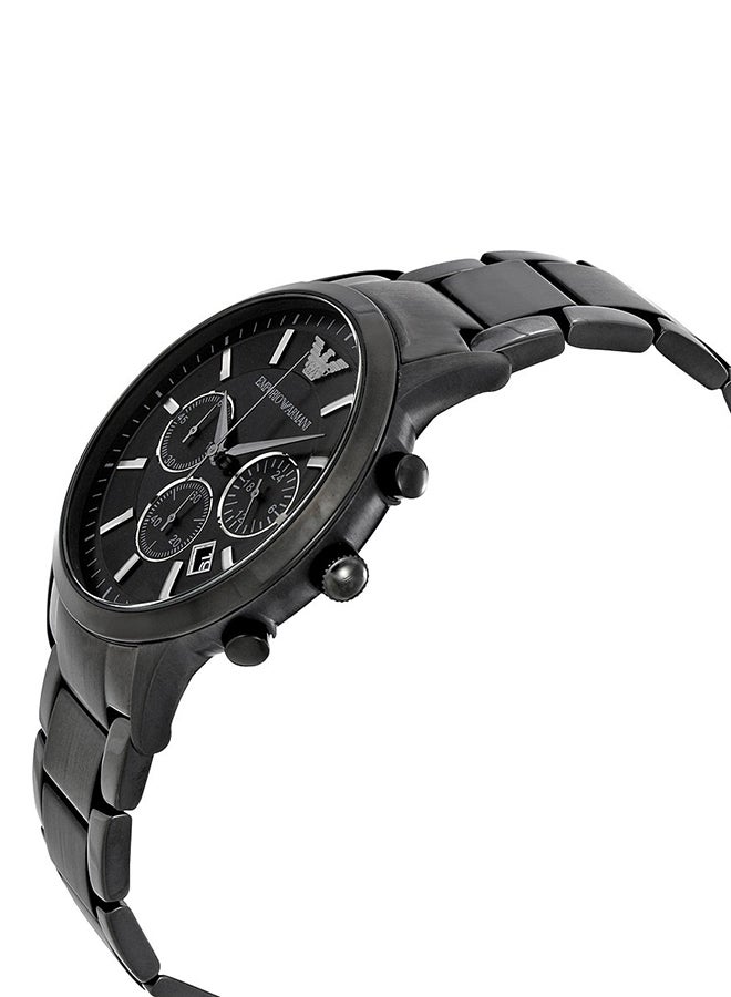 EMPORIO ARMANI Men's Classic Chronograph Watch AR2453 - 43 mm - Black  - Image 3