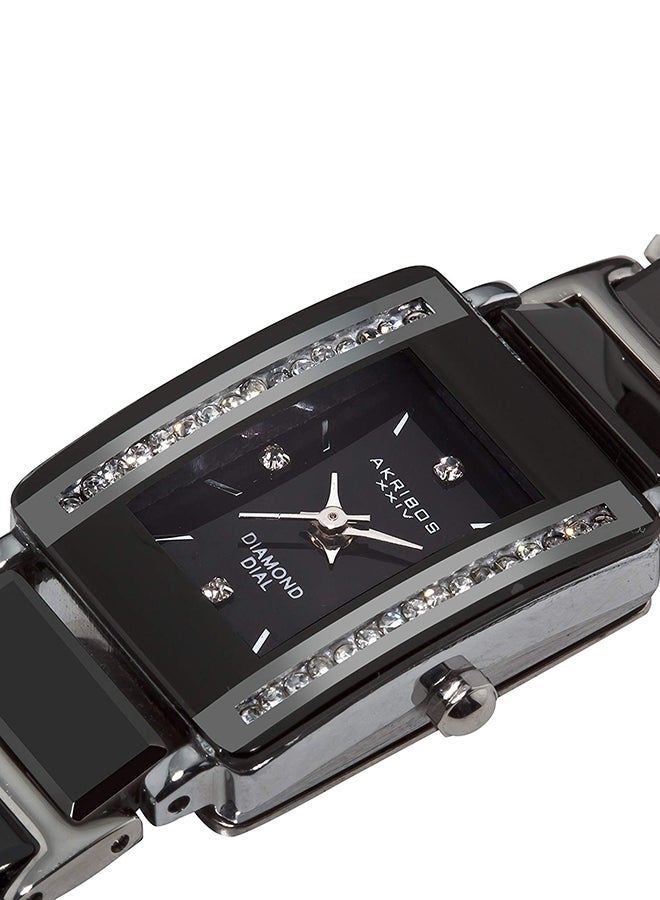 Akribos XXIV - Women's Diamond Studded Analog Watch AK522 - Image 1