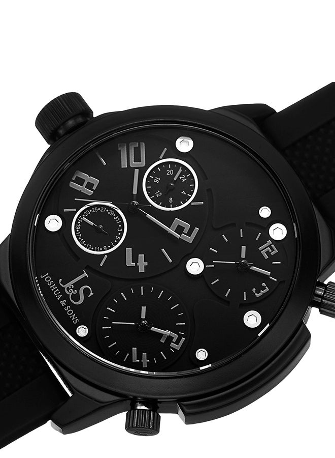 ساعة بعقارب مقاومة للماء للرجال طراز JS-40-BK men