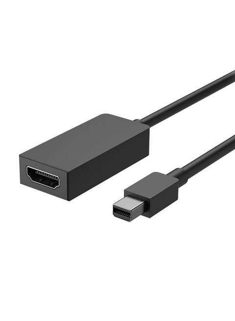 Surface Mini Display Port To HDMI Adapter Black