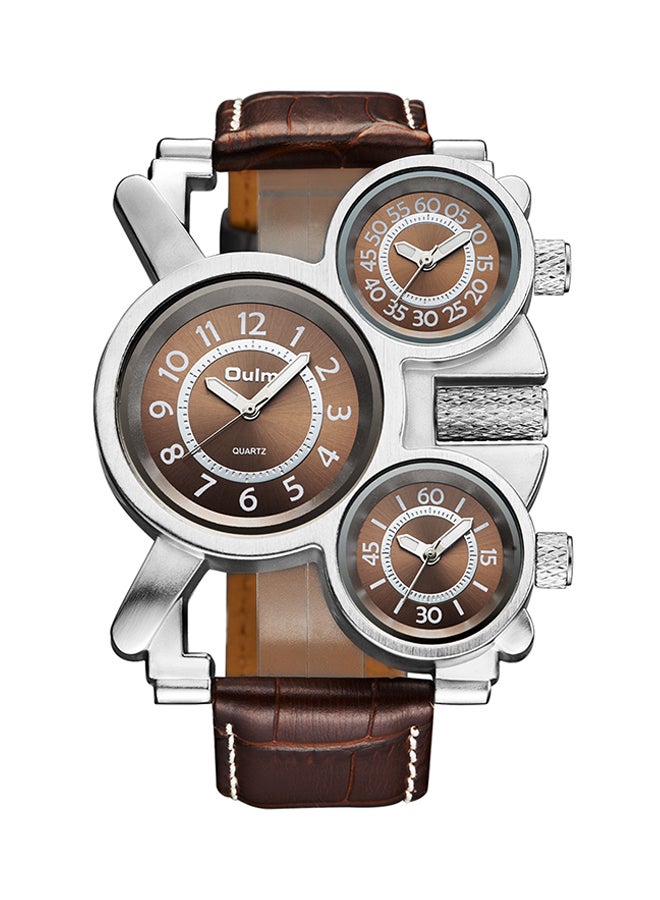 Oulm Men's PU Leather Analog Watch OL-HP1167  - Image 1
