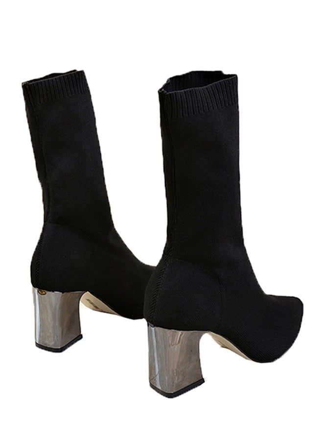 Sharpdo - Classic Sock Boots Black - Image 1