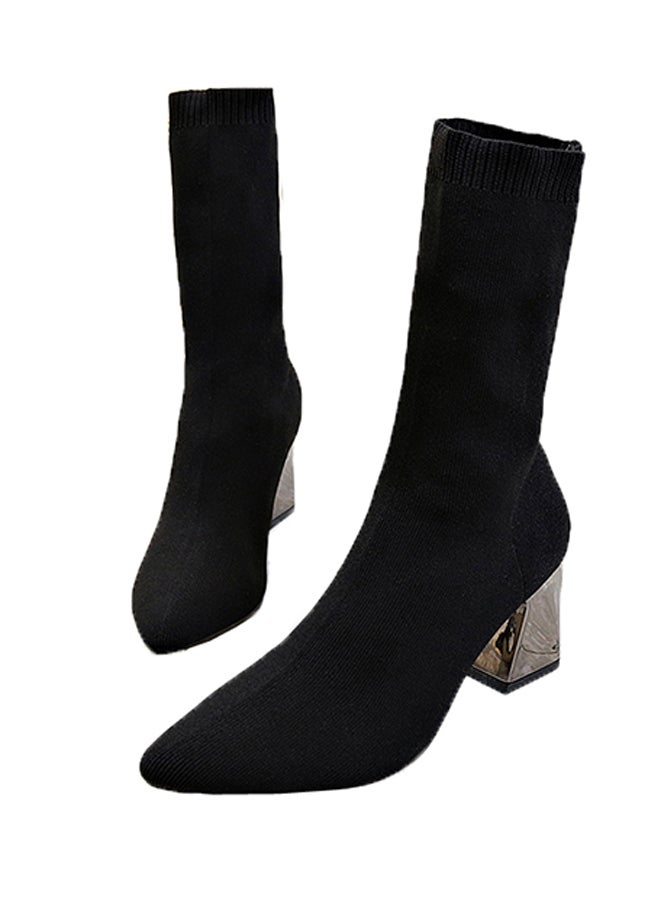 Sharpdo - Classic Sock Boots Black - Image 1