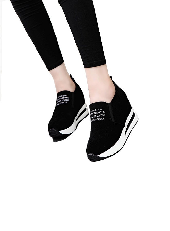 Sharpdo - High Heel Sneakers Black - Image 1