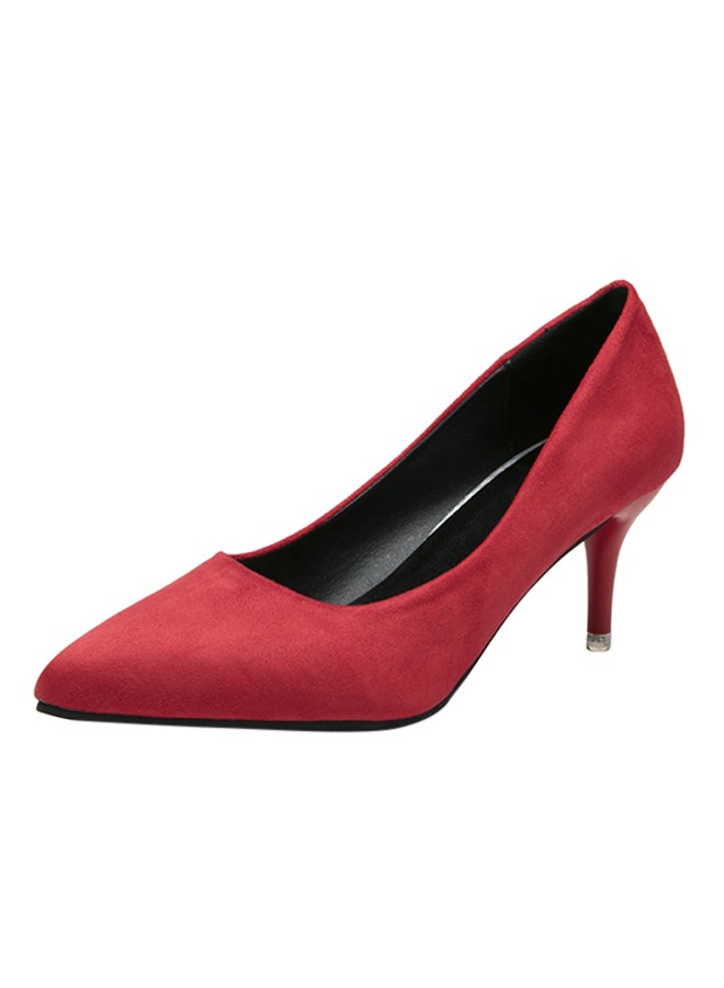 Sharpdo Classic High Heel Pumps Red  - Image 1