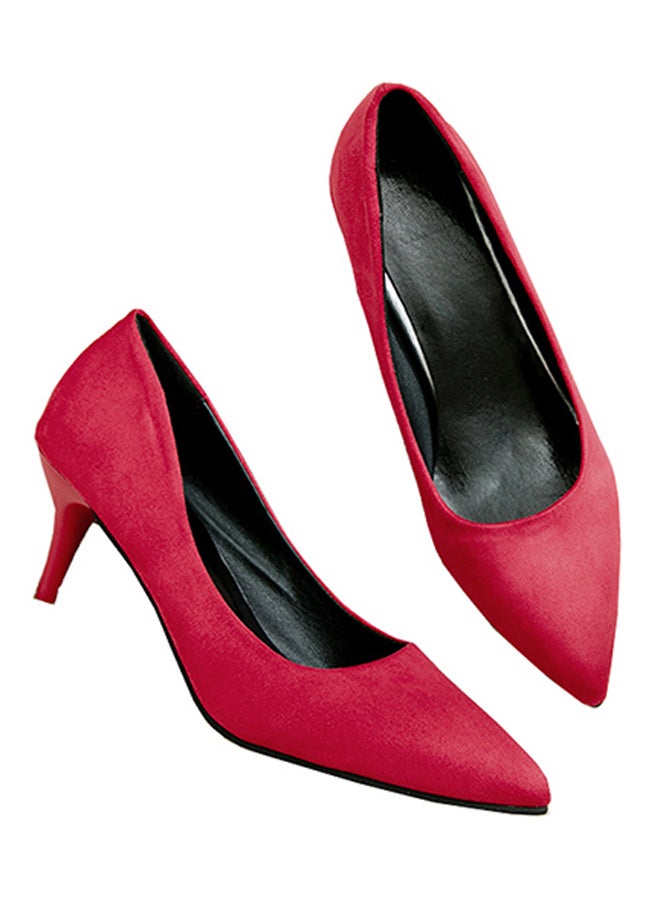 Sharpdo Classic High Heel Pumps Red  - Image 3
