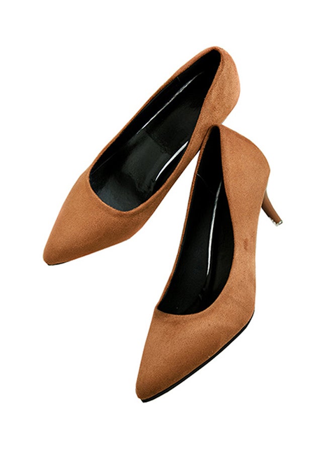 Sharpdo - Classic High Heel Pumps Brown - Image 1