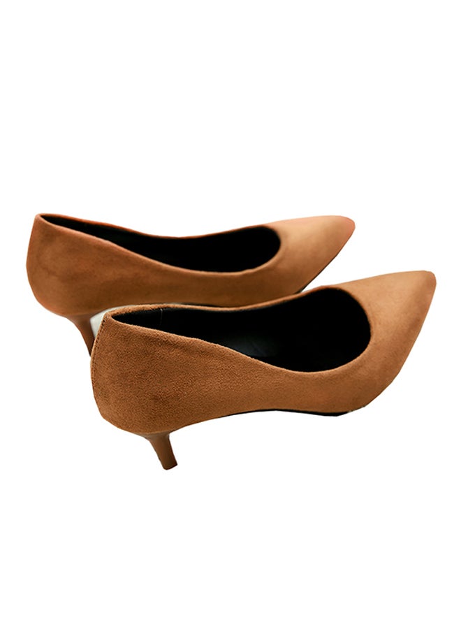 Sharpdo - Classic High Heel Pumps Brown - Image 1