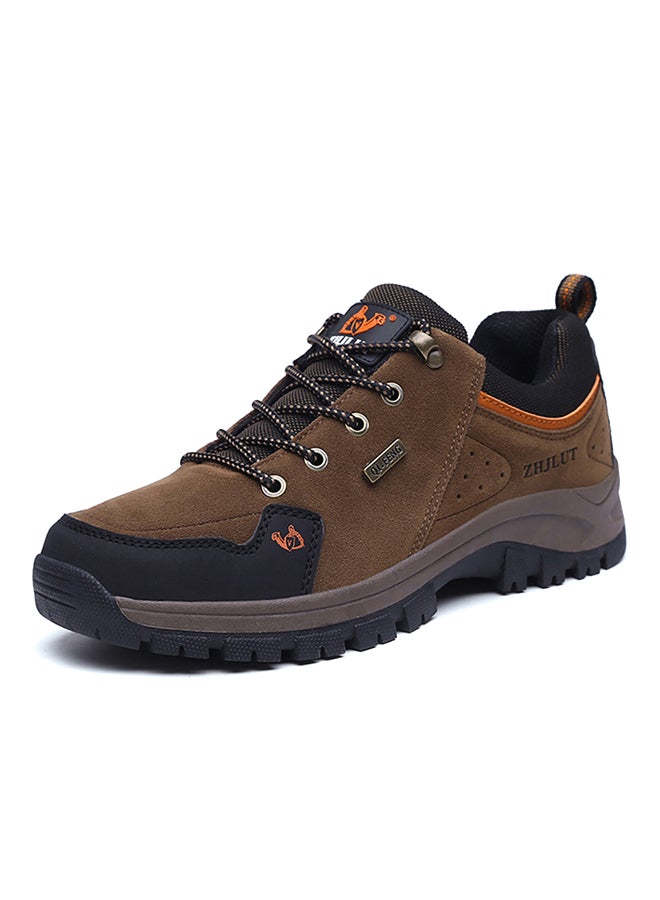 Sharpdo Lace Up Outdoor Trainers Brown - Image 2