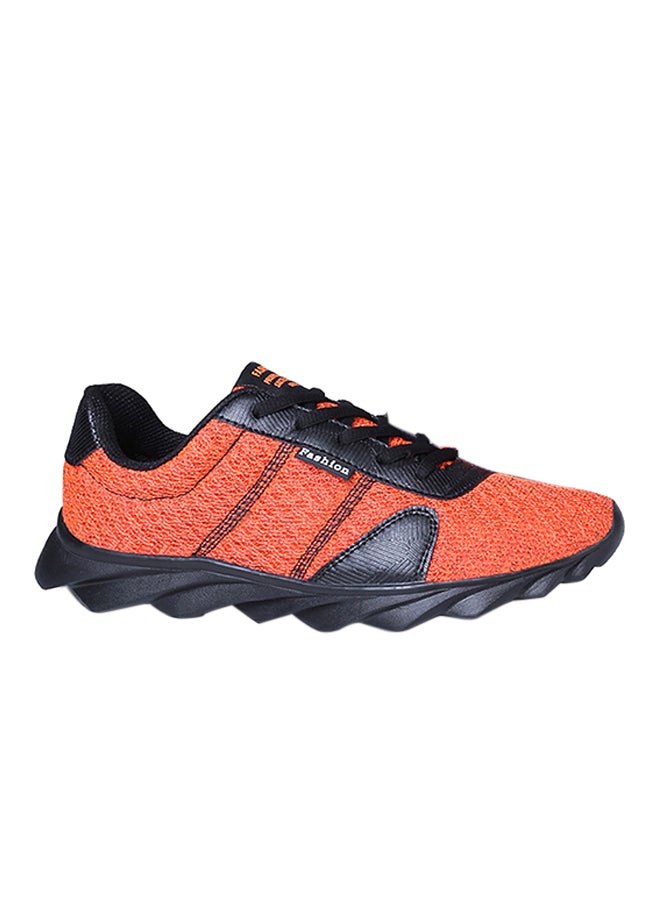 Sharpdo Lace Up Outdoor Trainers Orange - Image 1
