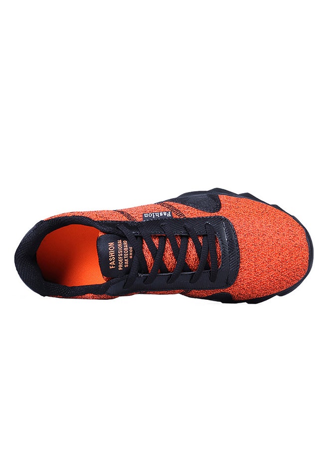 Sharpdo Lace Up Outdoor Trainers Orange - Image 2