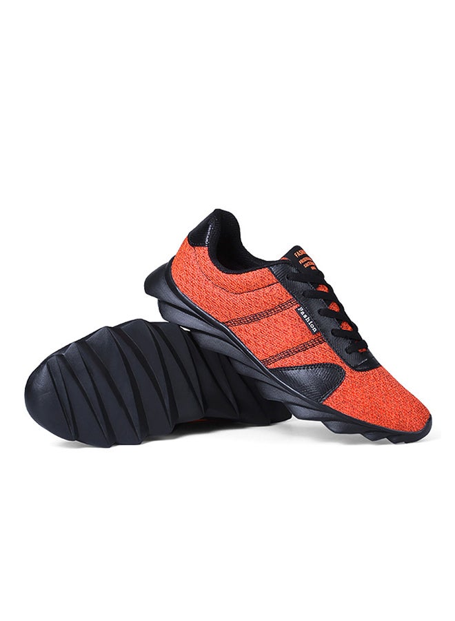 Sharpdo Lace Up Outdoor Trainers Orange - Image 4