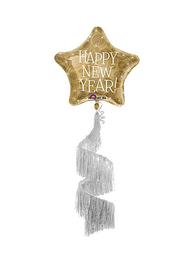 New Year Coil Tail Airwalker Balloon 70inch