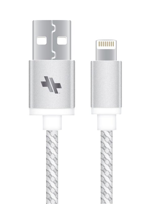 Lightning Data Sync Charging Cable Silver