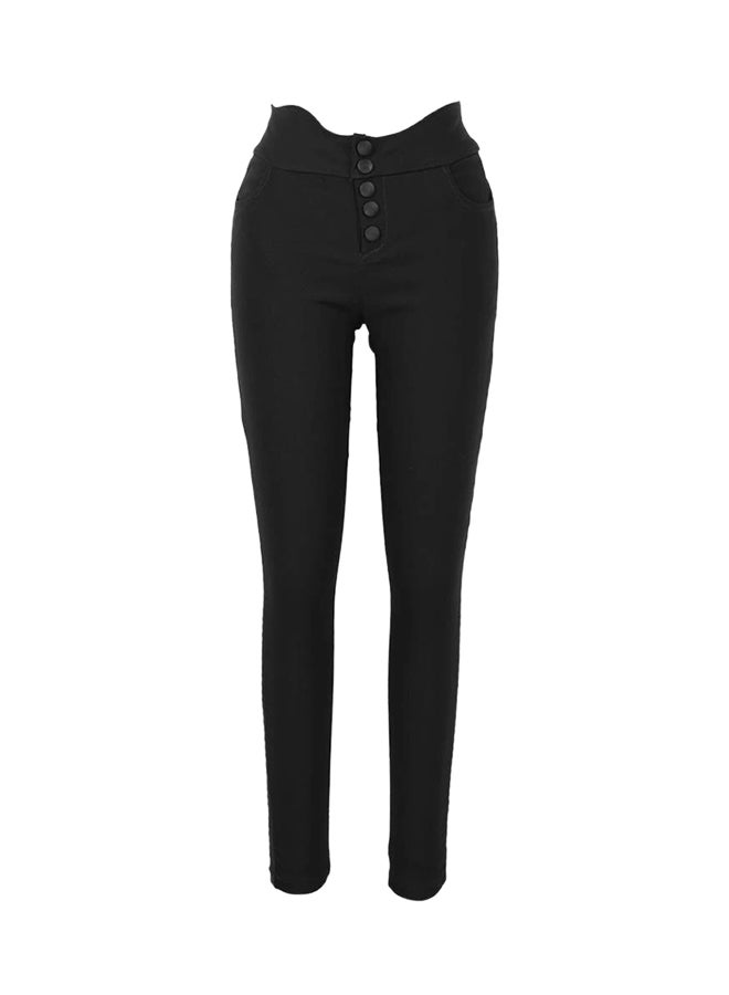 High Waist Leggings Black - Image 1