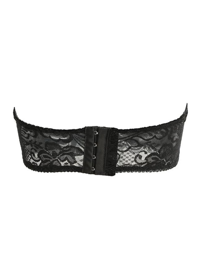 Generic Adjustable Back Thin Breathable Bra Crop Top Black  - Image 2