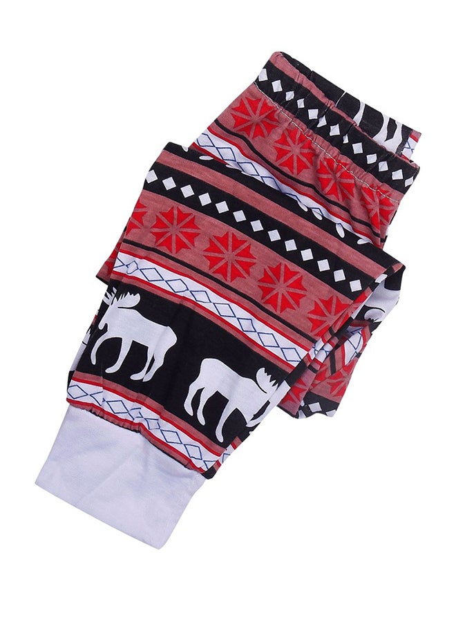 Christmas Look T-shirt Pant Set Red - Image 3