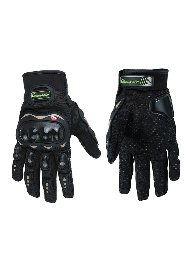 Generic New Motorbike Motocross Summer Fiber Bike Racing Gloves Black  - Image 1