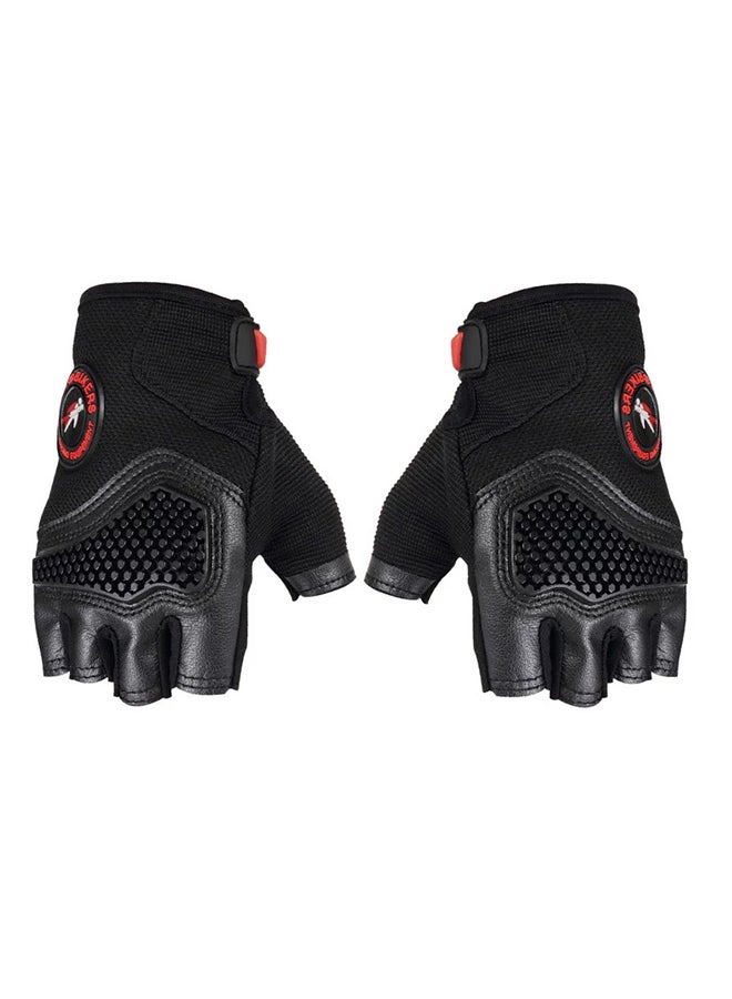 Generic Half Finger Gloves Black 