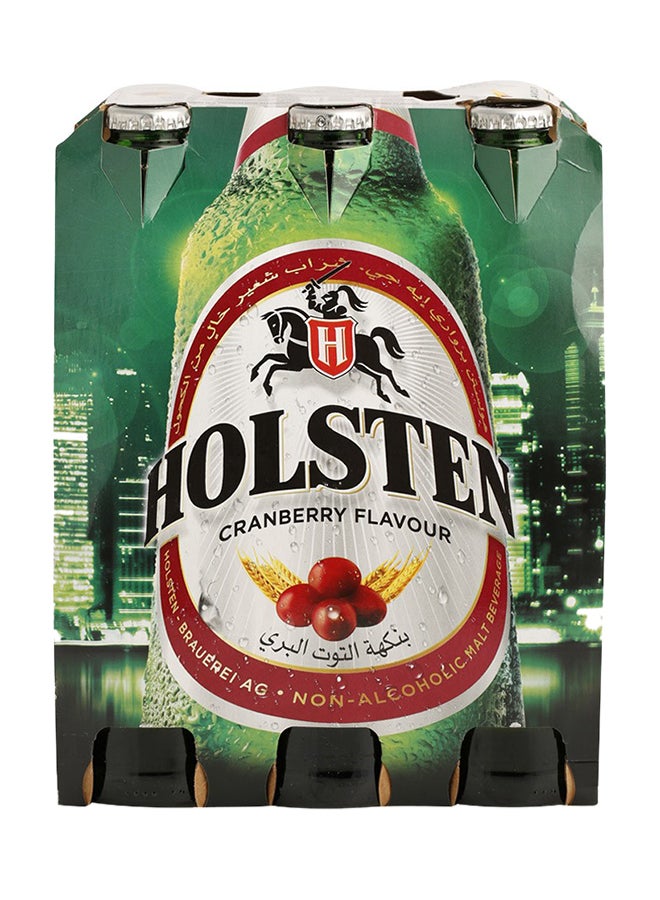 Holsten - Cranberry Flavor Drink 330ml Pack of 6 - Image 1