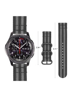 Samsung Replacement Band For Samsung Galaxy Watch Black/Grey  - Image 3