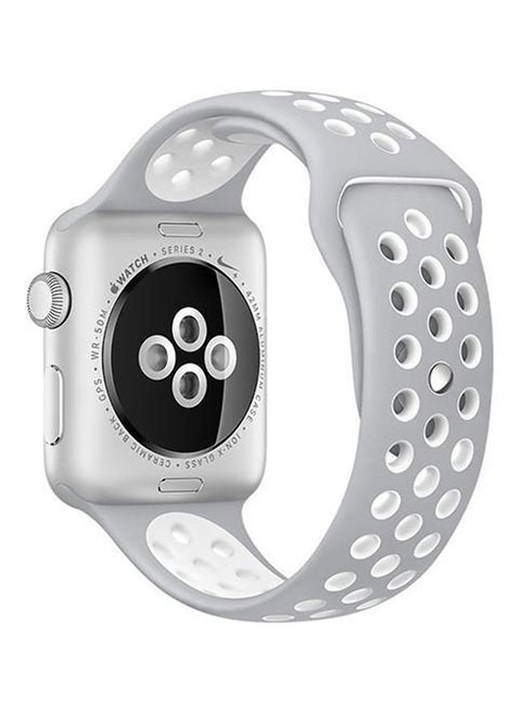 Replacement Band For Apple Watch Series 1/2/3 38/42mm Grey/White