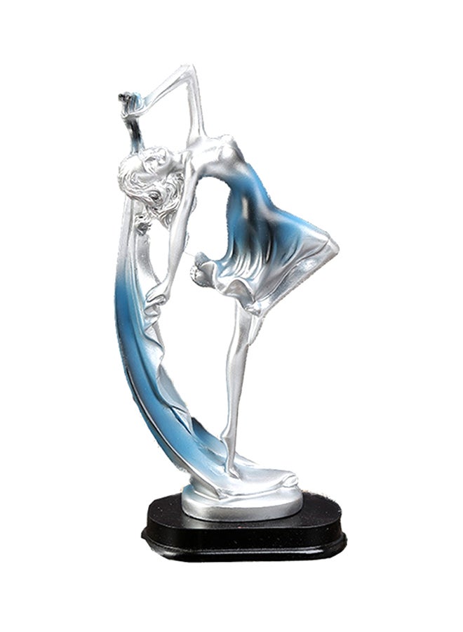 شاربدو زينة للديكور على شكل سيدة راقصة أزرق/فضي/أسود - Image 1