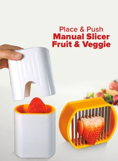 Cyber Place And Push Manual Slicer White/Yellow/Silver  - Image 1