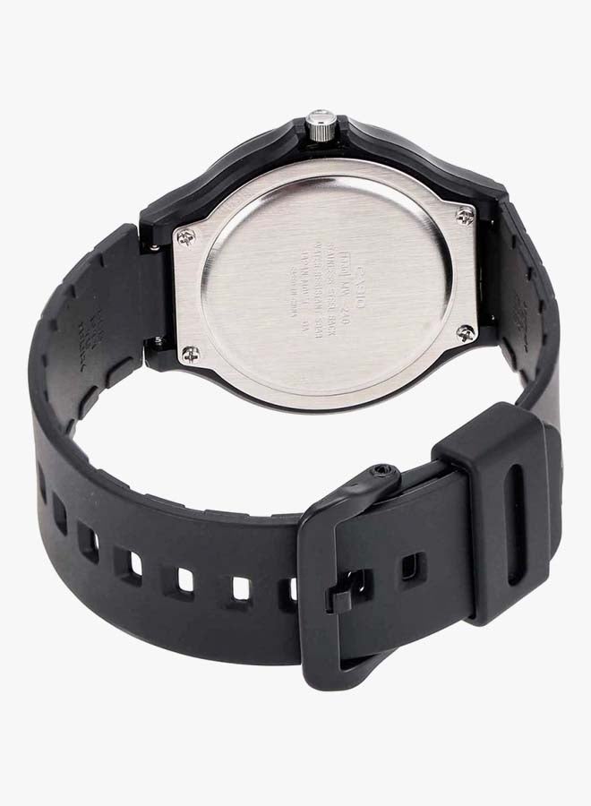 كاسيو ساعة يد بعقارب وسوار من السيليكون طراز MW-240-7B للرجال - Image 2