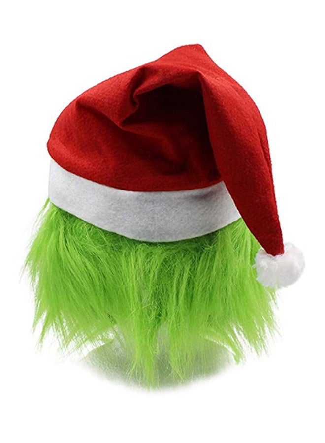 Grinch Christmas Mask With Hat - Image 2