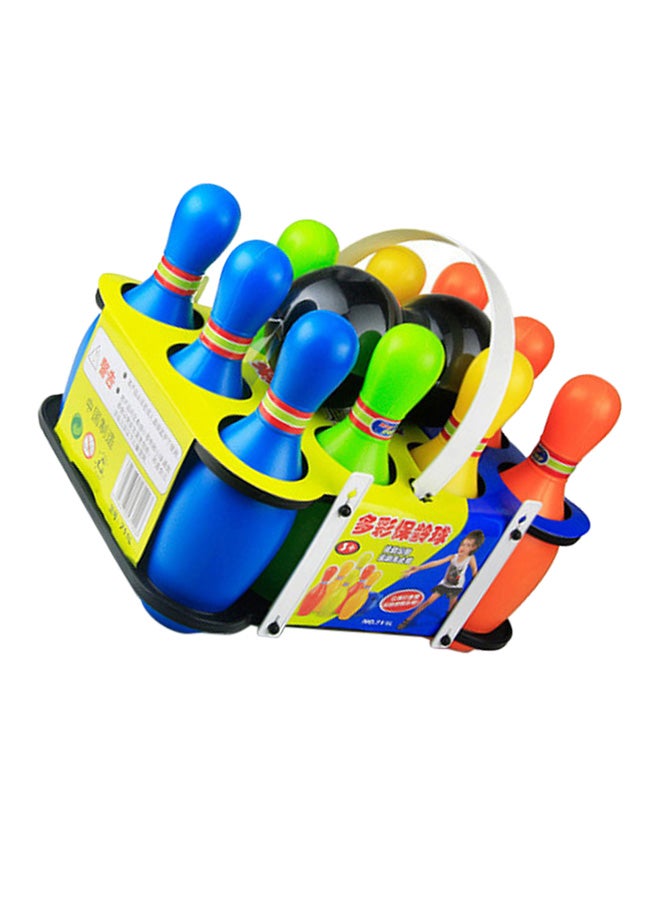 12 Piece Plastic Bowling Game Set 19cm  - Image 2