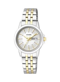CITIZEN Women's Water Resistant Analog Watch EQ0608-55A - 28 mm - Silver/Gold  - Image 1