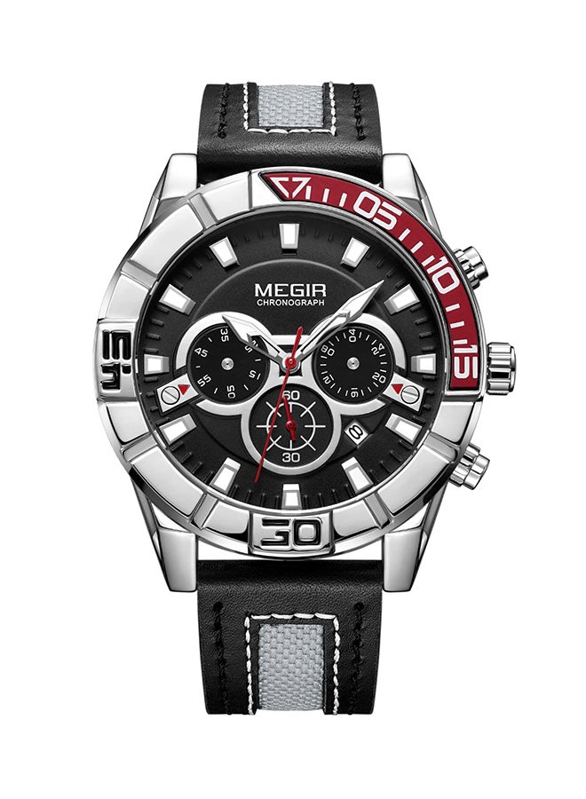 MEGIR - men Water Resistant Chronograph Watch ML2066GBK-1 - Image 1