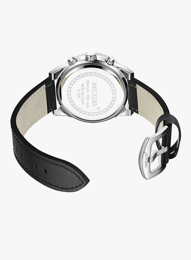 MEGIR - men Water Resistant Chronograph Watch ML2066GBK-1 - Image 1