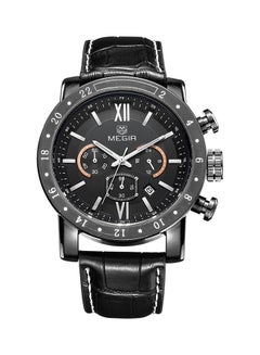 MEGIR men Pilot Chronograph Watch ML3008G-BK-1  - Image 1