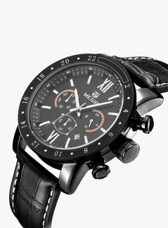 MEGIR men Pilot Chronograph Watch ML3008G-BK-1  - Image 2