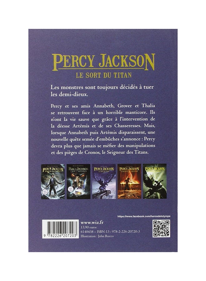 Percy Jackson T03 Le Sort Du Titan - Paperback French by Rick Riordan - 01/02/2010  - Image 2