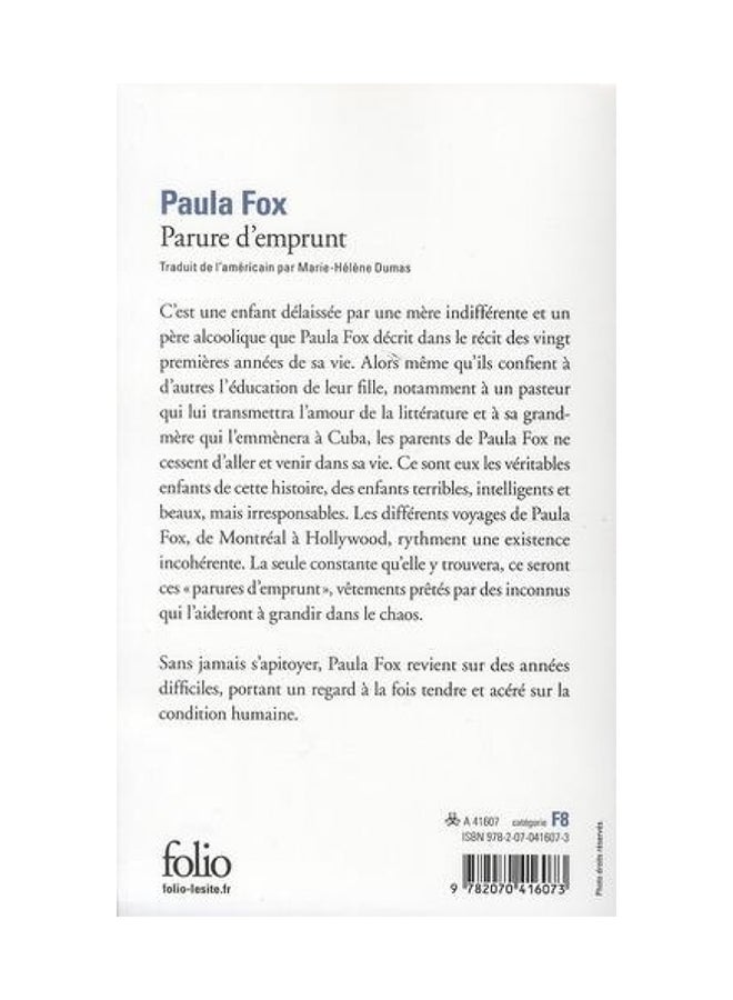 Parure D Emprunt - Paperback French by Paula Fox - 01/03/2010 - Image 2