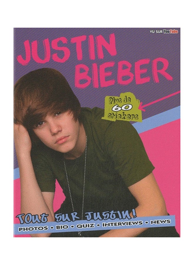 Justin Bieber Printed Book - Album French by Lisa Clark