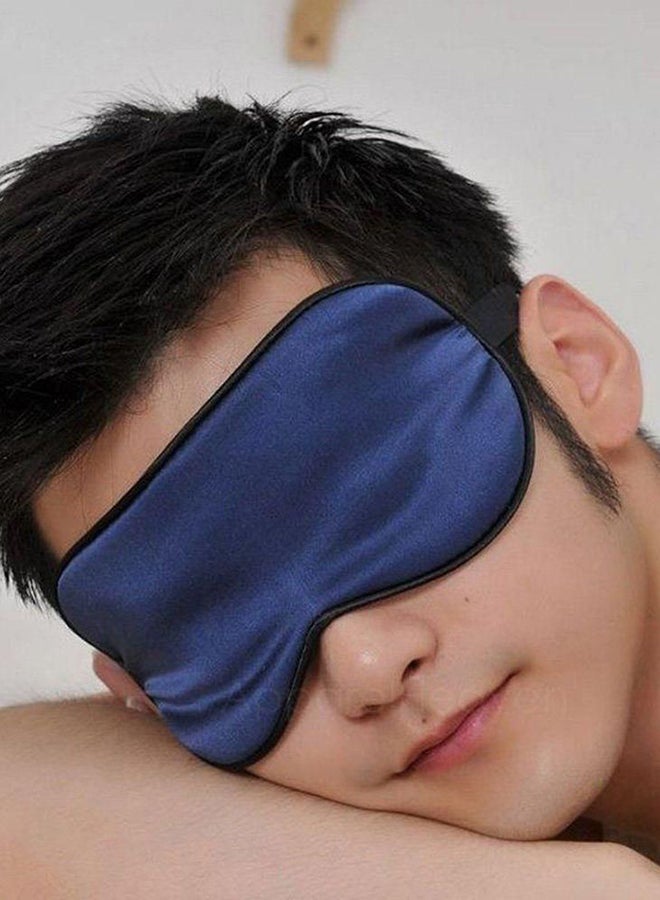 Generic Silk Sleep Mask Blue  - Image 3