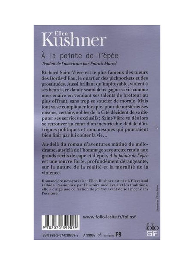 A La Pointe De L Epee - Paperback French by Ellen Kushner - 01/03/2010 - Image 2