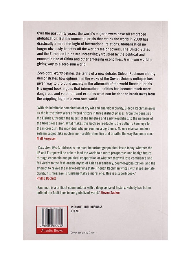 Zero-Sum World - Paperback English by GIDEON RACHMAN  - Image 2